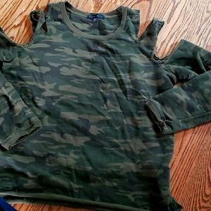 Womens sanctuary camo peek a boo medium